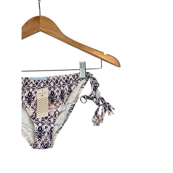 Eberjey Women Rumba Eva String Side Tie Bikini Bottom Size M Blue Pink Swim NWT - Picture 5 of 7